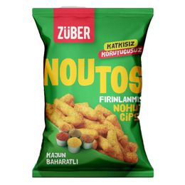 Züber 55 gr Kajun Baharatlı Noutos Fırınlanmış Nohut Cipsi