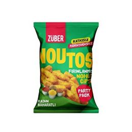 Züber 75 gr Kajun Baharatlı Fırınlanmış Nohut Cipsi