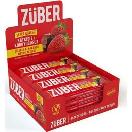 Züber Çilekli ve Kakaolu 12x40 gr Meyve Bar