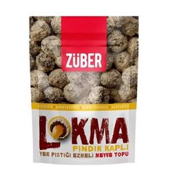 Züber Lokma Fındık Kaplı Fıstık Ezmeli 96 gr Meyve Topu