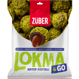 Züber Lokma Go Antep Fıstıklı 32 gr Bar