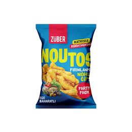 Züber Noutos 75 gr Fırınlanmış Ege Baharatlı Nohut Cipsi