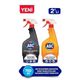 ABC Sprey Temizleyici Ocak Fırın Ankastre 750 ml & 750 ml Yağ Çözücü