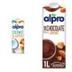 Alpro 1 lt Hindistan Cevizi Badem Bitki Bazlı İçecek + 1 lt Badem Bitter Çikolata İçeceği
