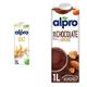 Alpro 1 lt Yulaf Bitki Bazlı İçecek + 1 lt Badem Bitter Çikolata İçeceği