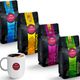 Anisah Coffee 4'lü 250 gr Dünya Filtre Kahve Seti + 300 ml Kupa