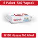 Baby Turco 6x90'lı Beyaz Sabun Kokulu Islak Havlu