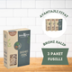 Biorootzo 3x200 gr Artizan Bronz Kalıp Glütensiz Vegan Basmati Pirinç Fusilli
