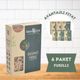 Biorootzo Fusilli 6x200 gr Artizan Bronz Kalıp Glütensiz Vegan Basmati Pirinç