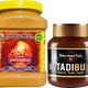 Bozkırlı Çavuşoğlu 930 gr Odun Ateşinde Kepeksiz Bozkır Tahini + 330 gr Tadıbu Fındık Ezmesi