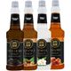 By Tüfekçi 4x750 ml Çikolata Fındık Karamel Vanilya Aromalı Şurup