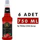 By Tüfekçi 6x750 ml Çilek Şurup