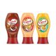 Calve Acı Peri Peri Sos Hafif Orta Acı 245 gr + Barbekü Sos 290 gr +  260 gr Köri Sos