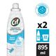 Cif 2x895 ml Konsantre Zemin Uzmanı Fayans Beyaz Sabun