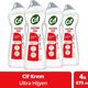 Cif 4x750 ml Ultra Hijyen Çamaşır Suyu Katkılı Jel Temizleyici