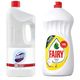 Domestos Kar Beyaz 2000 ml Çamaşır Suyu + Fairy Limon 1350 Bulaşık Deterjanı