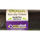 Ecoplast 240 lt 100x150 cm 600 gr 10 Adetlik 1 Rulo Siyah Hantal Konteyner Çöp Torbası