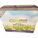 Ecoplast 240 lt 100x150 cm 600 gr 10 Adetlik 10 Rulo Siyah Hantal Konteyner Çöp Torbası