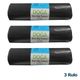 Ecoplast 400 gr 90 lt 80x110 cm 10 Adetlik 3 Rulo Battal Boy Çöp Torbası Poşeti