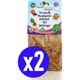 Ekoloji Market 2x250 gr Organik Ruşeymli Sebzeli Bebek Makarnası Tel Şehriye