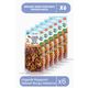 Ekoloji Market 6x250 gr Organik Ruşeymli Sebzeli Burgu Makarna