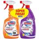 Ernet Yağ Çözücü 750 ml + Kir ve Kireç Çözücü 750 ml Temizleyici Sprey