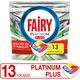 Fairy 12 Tablet Platinum Plus Bulaşık Makine Deterjanı