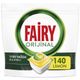 Fairy Hepsi Bir Arada 140 Yıkama Limon Kokulu Bulaşık Makinesi Deterjanı Kapsülü