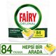 Fairy  Limonlu Bulaşık Makinesi Tablet Deterjan 84 adet
