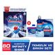Finish 80 Kapsül Quantum Infinity Shine Bulaşık Makinesi Deterjanı Tableti + Temizlik ve Bakım Seti