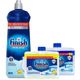 Finish Bulaşık Makinesi Parlatıcı 800 ml Limon + Bulaşık Makinesi Temizleyici Sıvı 2 x 250 ml Deterjan