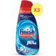 Finish Hepsi Bir Arada 3x1 lt Bulaşık Jel Deterjanı