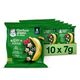 Gerber 10x7 gr Organik Pirinçli Buğdaylı Muzlu ve Ahududulu Bebek ve Küçük Çocuk Atıştırmalığı