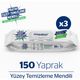 Giggles 3 Paket 150 Adet 150 Yaprak Pratik Yüzey Temizleme Mendili