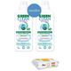 Green Clean Sensitive Yumuşatıcı 2x1 lt ve 100'lü Arap Sabunlu Temizlik Havlusu