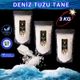 Hanzade Bitkisel 3x1 kg Tane Granül İyot İlavesiz Saf Deniz Tuzu