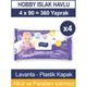 Hobby 4x90'lı Lavanta Islak Havlu