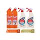 Hypo 2x750 gr Çam Tazeliği Gider Açıcı Çamaşır Suyu + 2x750 ml Beyaz Sabun Köpük Çamaşır Suyu
