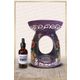 İpek Naturel 10 ml Nakış İşlemeli Seramik Buhurdanlık Mor Ve Gül Yağı Setli