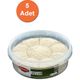 Kardeşler 5 Adet x 400 gr Papatya Kase Sade Tahin Helva