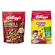 Kellogg's 340 gr Çikolata Parçacıklı ve Fındıklı Granola + 450 gr Coco Pops Çikolatalı Buğday ve Mısır Gevreği