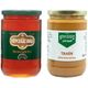 Köyceğiz Balı 850 gr Çam Balı Cam Kavanoz + 600 gr Köyceğiz Yöresel Çifte Kavrulmuş Tahin Cam Kavanoz