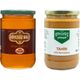Köyceğiz Balı 850 gr Çiçek Balı Cam Kavanoz + 600 gr Köyceğiz Yöresel Çifte Kavrulmuş Tahin Cam Kavanoz