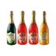 La Via 750 ml Çilek & Kivi & Limon Tropikal Aromalı Simli  Alkolsüz Şampanya