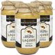 Laçoko 3 kg İsme Özel Şekersiz, Katkısız, Glutensiz, Vegan, Doğal Çifte Kavrulmuş Parçacıklı Extra Crunchy Fıstık Ezmesi