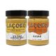 Laçoko 320 gr Çifte Kavrulmuş Parçacıklı Fıstık ve Az Kavrulmuş Fıstık Ezmesi