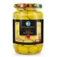 Marmarabirlik Salamura Kırmızı Biberli 141-160 KB 4XL Yeşil Zeytin Cam 400 G