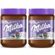 Milka 2x350 gr Spread Hazelnut Sürülebilir Çikolata Kakaolu Fındık Ezmesi