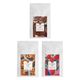 Mim and More 3x200 gr Chocolate + Raspberry + Caramelize Cookie Aromalı Çekirdek Kahve