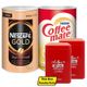 Nescafe 900 gr Gold Granül Kahve + 2 kg Coffee Mate Kahve Kreması + 2 Adet Metal Saklama Kutusu